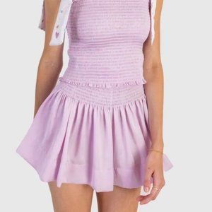 Koch Erika Lilac Polysatin Swing Skort in Lavender Womens LG - *NWT!*